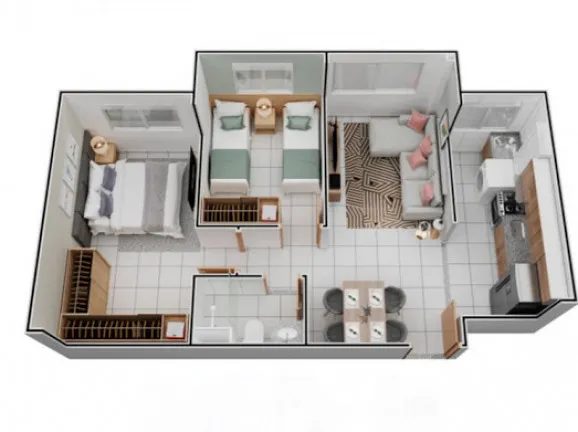 Imagem Apartamento com 2 Quartos à Venda, 46 m² em Encantado - Rio De Janeiro
