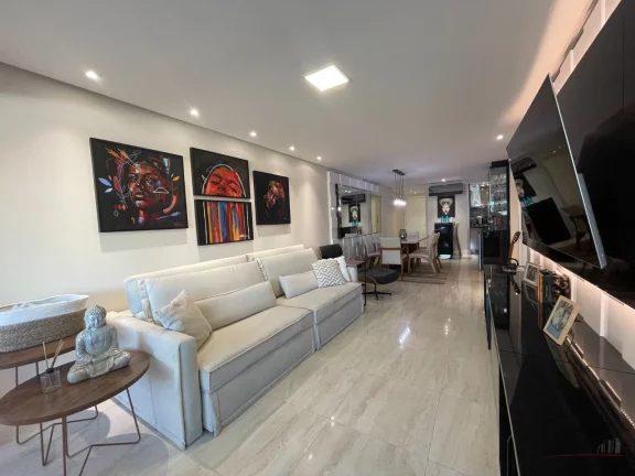 Imagem Apartamento gardem com espera para jacuzi, Ã³timo terraÃ§o, churrasqueira gourmet integrada e com mÃ...