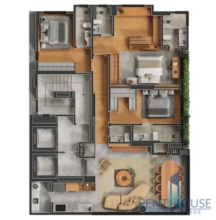Imagem Apartamento Quadra Mar para Venda em Itapema, CENTRO, 4 dormitórios, 4 suítes, 5 banheiros, 3 vagas