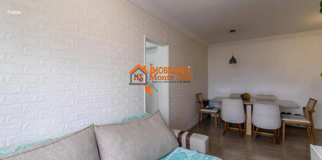 Imagem Apartamento com 3 dormitórios à venda, 70 m² por R$ 395.000,00 - Vila Leonor - Guarulhos/SP