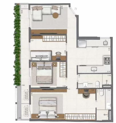 Imagem APARTAMENTO RESIDENCIAL em Rio de Janeiro - RJ, Leblon