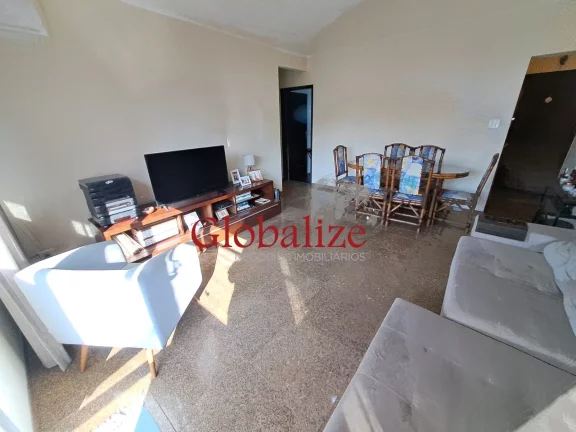 Imagem Apartamento com 131m², 2 quartos, varanda, dependência, vaga demarcada por R$720.000,00 no Gonzaga em Santos