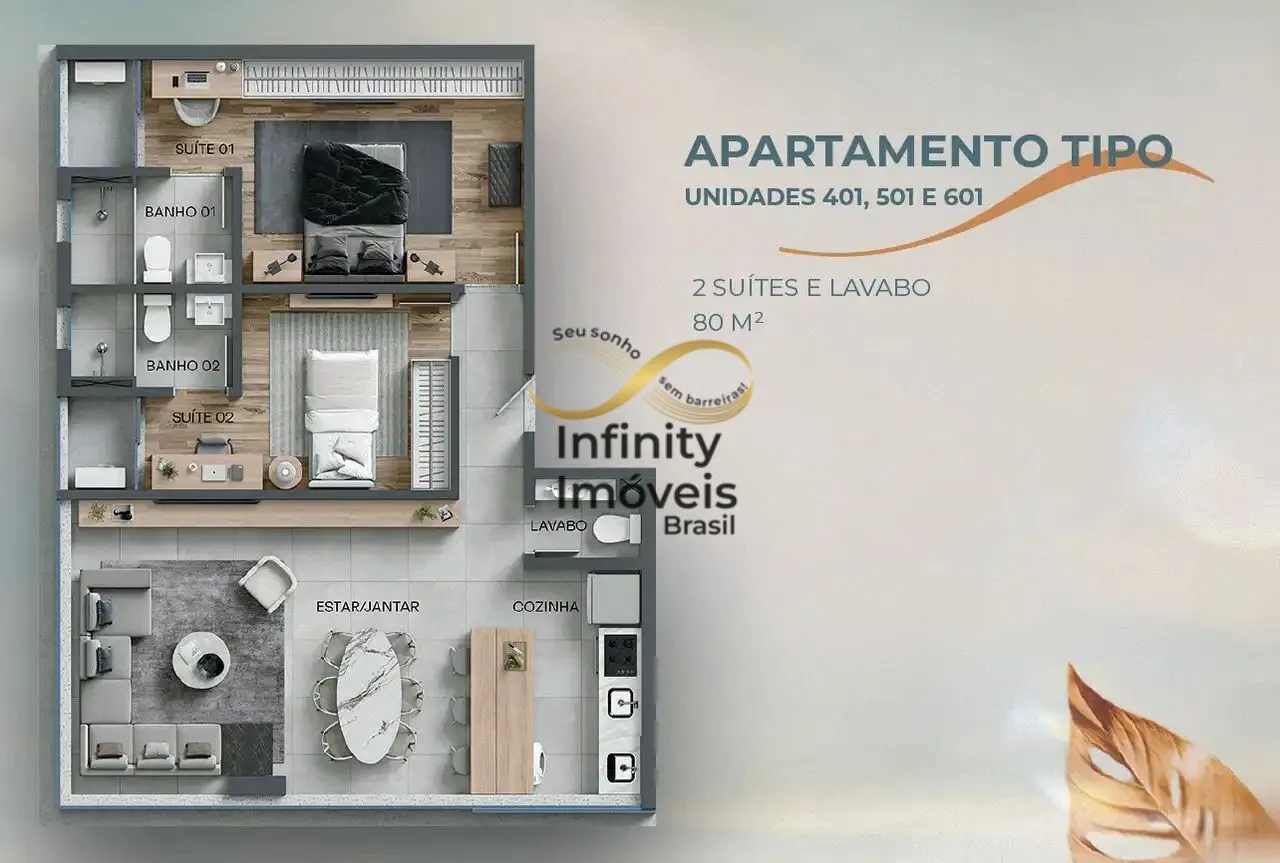 Imagem BRISA SAVASSI MINAS BRISA - Apartamento à venda no bairro Savassi - Belo Horizonte/MG