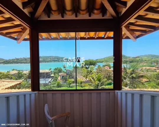 Imagem Casa Frente Mar para Temporada em Armação dos Búzios / RJ no bairro Ferradura