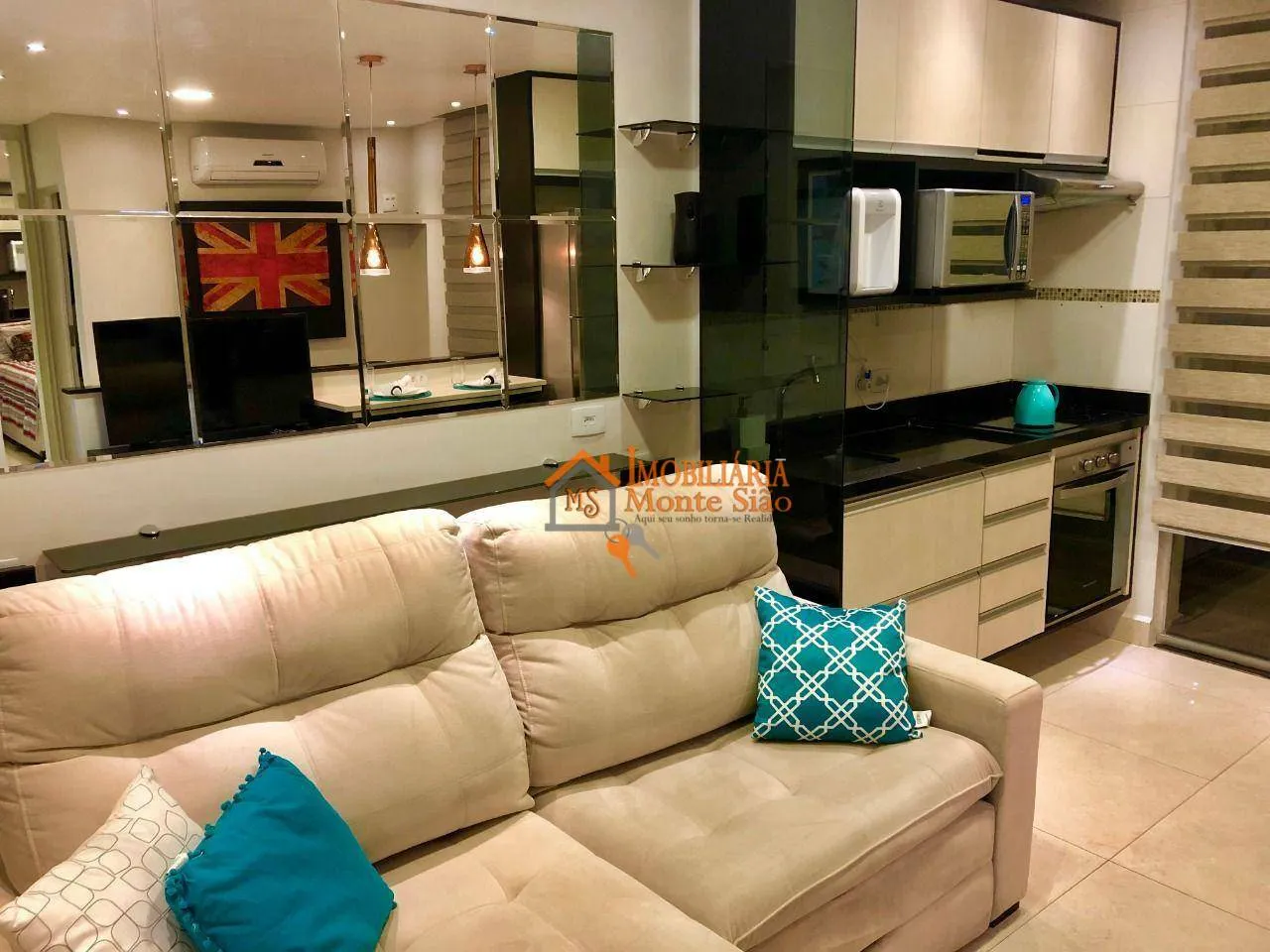 Studio com 1 dormitório à venda, 36 m² por R$ 390.000,00 - Vila Augusta - Guarulhos/SP