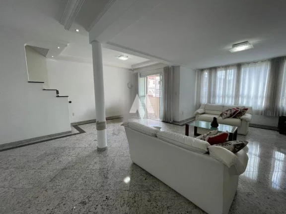 Imagem Sobreposta Duplex 4 suítes, Churrasqueira e Piscina à venda no Boqueirão em Santos