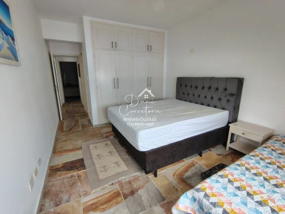 Imagem Apartamento de alto padrão para locação em Guarujá-SP, Pitangueiras - 2 quartos, 1 suite, 2 salas, 3 banheiros, 1 vaga, 122m².