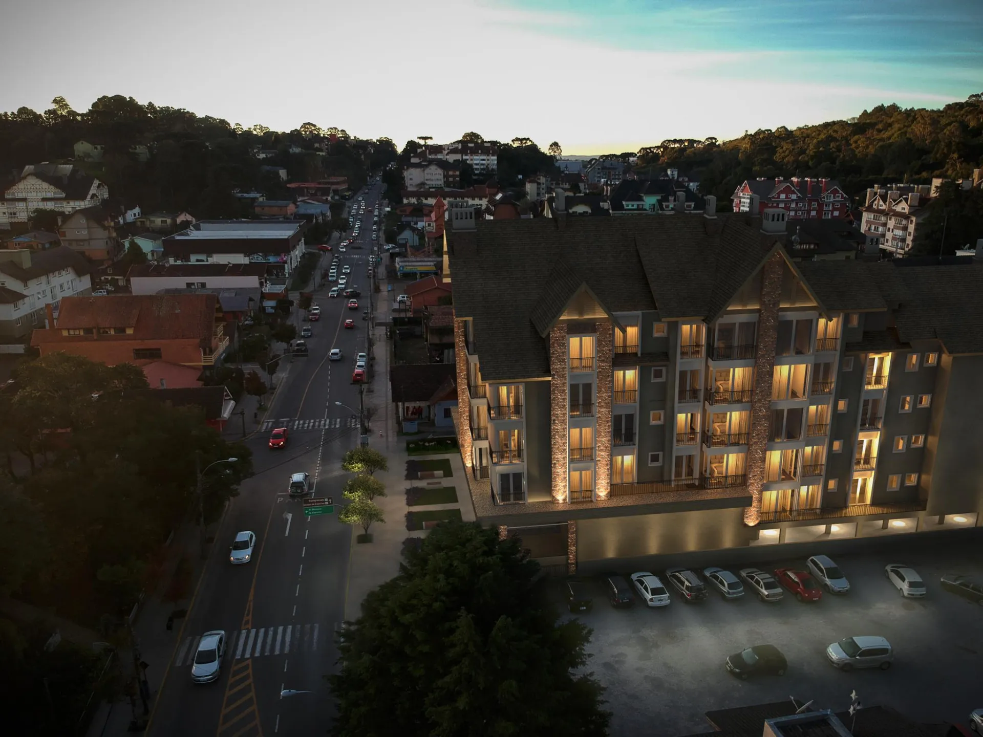 Imagem Apartamento à venda em Gramado, Centro, com 2 quartos, 71.32m2