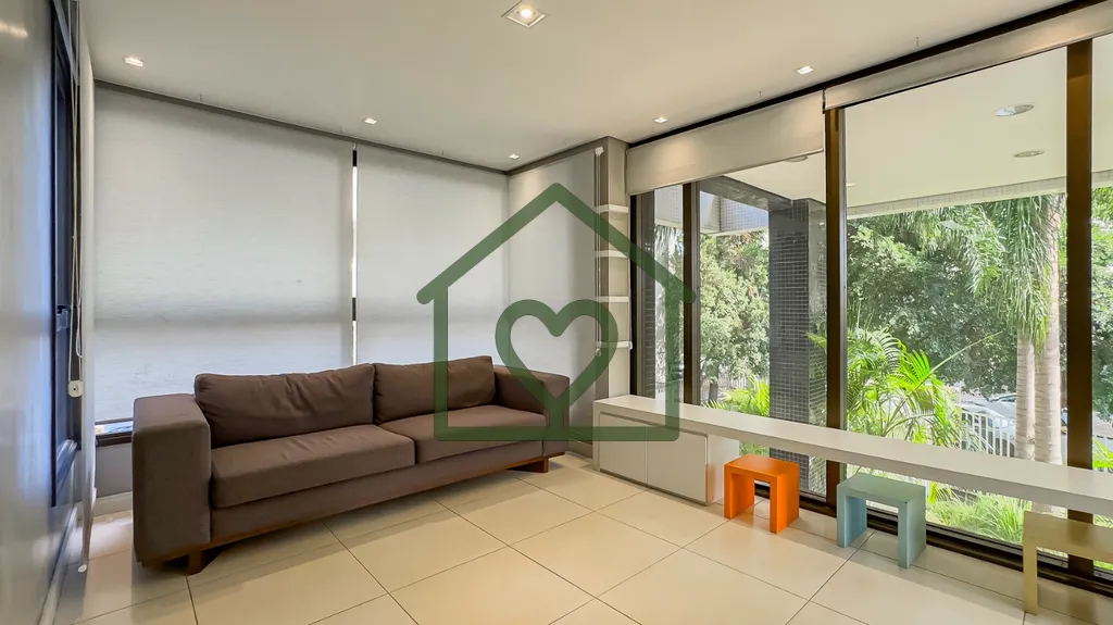 Imagem Apartamento mobiliado de 95m², distribuídos em 2 dormitórios sendo, living para 2 ambientes com l...