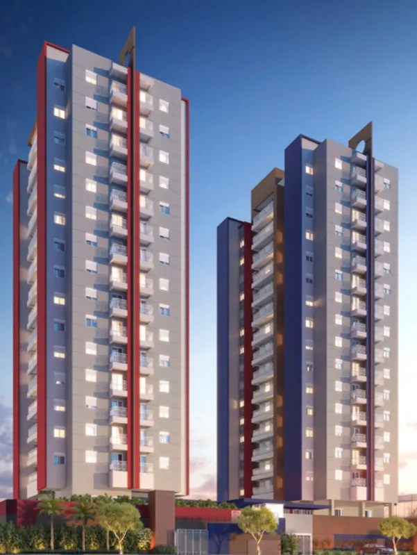 Condomínio Your Residence Club Santo André Sp, apartamento à venda em Vila Pires em Santo André-Sp