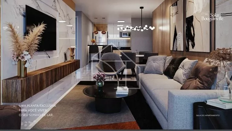 Imagem AMPLOS APARTAMENTOS DE 2 QUARTOS COM SUÍTE – Solar Bougainville em Bento Ferreira, Vitória.