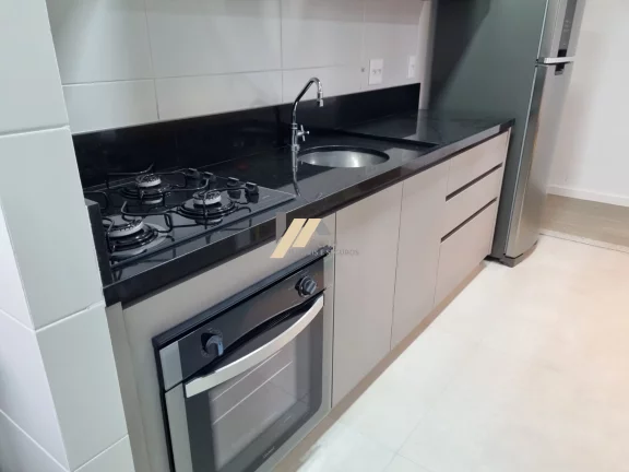 Imagem Apartamento mobiliado para locação no Cambuí, Campinas-SP: 1 quarto, 1 suíte, 1 banheiro, 1 vaga de garagem, 51m² de área. Venha conferir!
