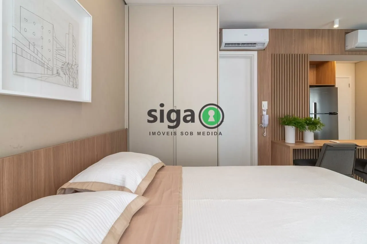 Imagem Apartamento 38m² mobiliado para locação localizado no Jardins/SP