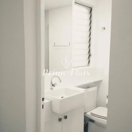 Imagem Apartamento disponível para locação no Condomínio Edifício Tabapua Plaza, com 35m², 1 dormitório e 1 vaga de garagem