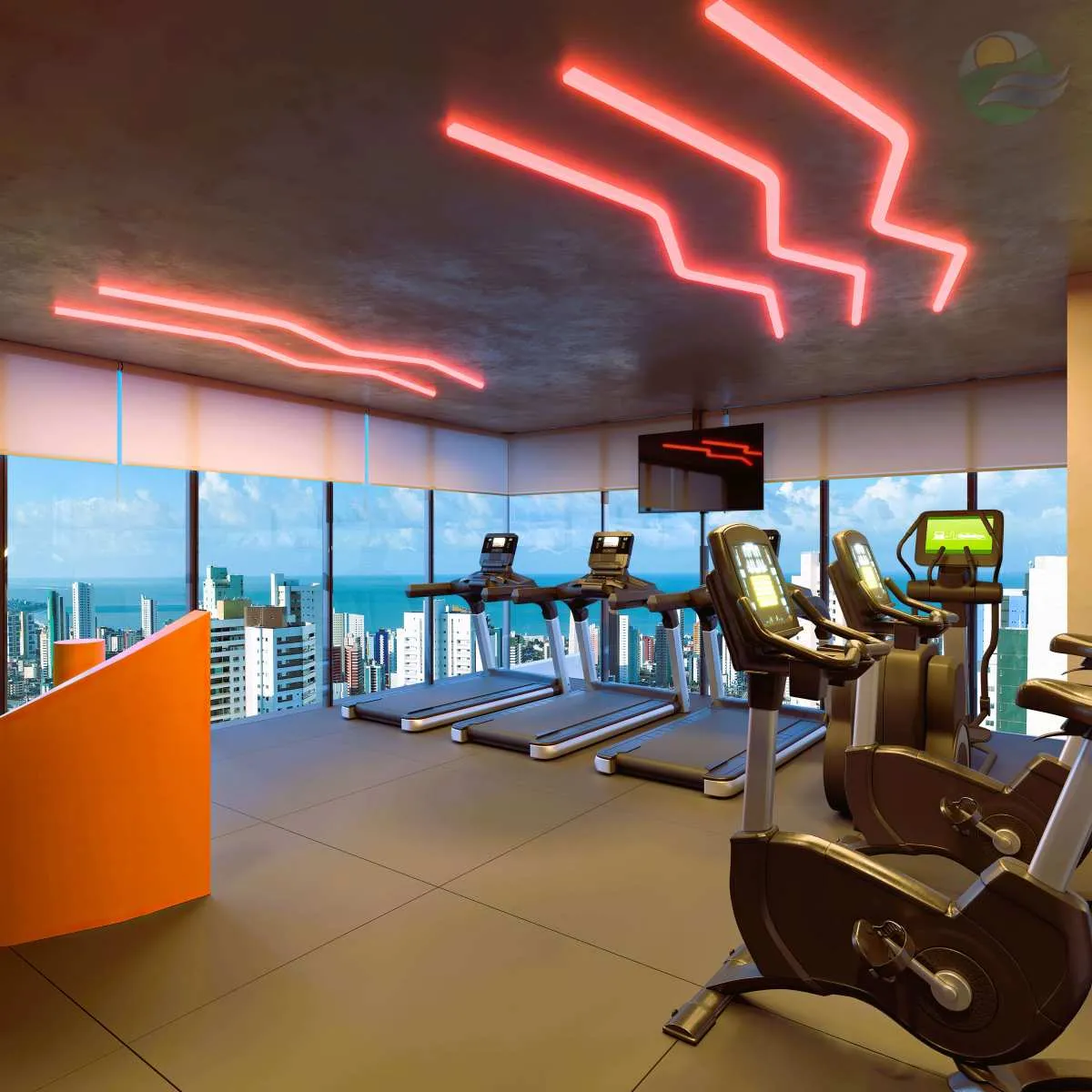 Imagem Apartamento de luxo 03 Suites, 109m2, em Miramar, João Pessoa, Paraíba.