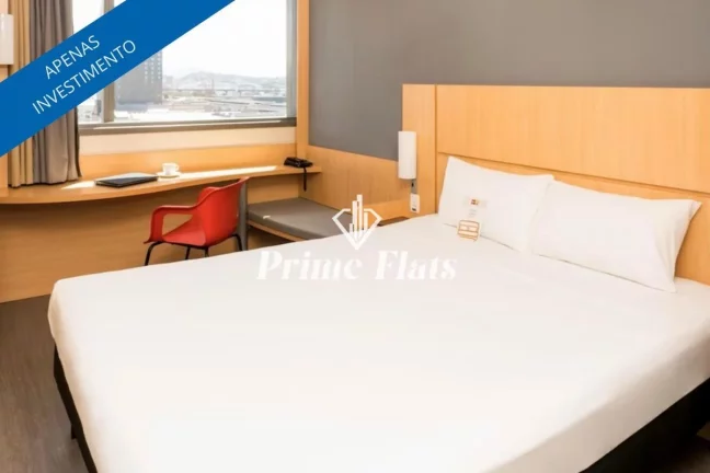 Foto do imóvel Flat disponível para venda no íbis Rio Porto Atlântico, com 19m², 1 dormitório e 1 vaga em Avenida Professor Pereira Reis