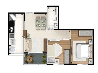 Imagem Condomínio Verte Belém, APARTAMENTO COM 3 QUARTOS EM BELÉM SÃO PAULO SP