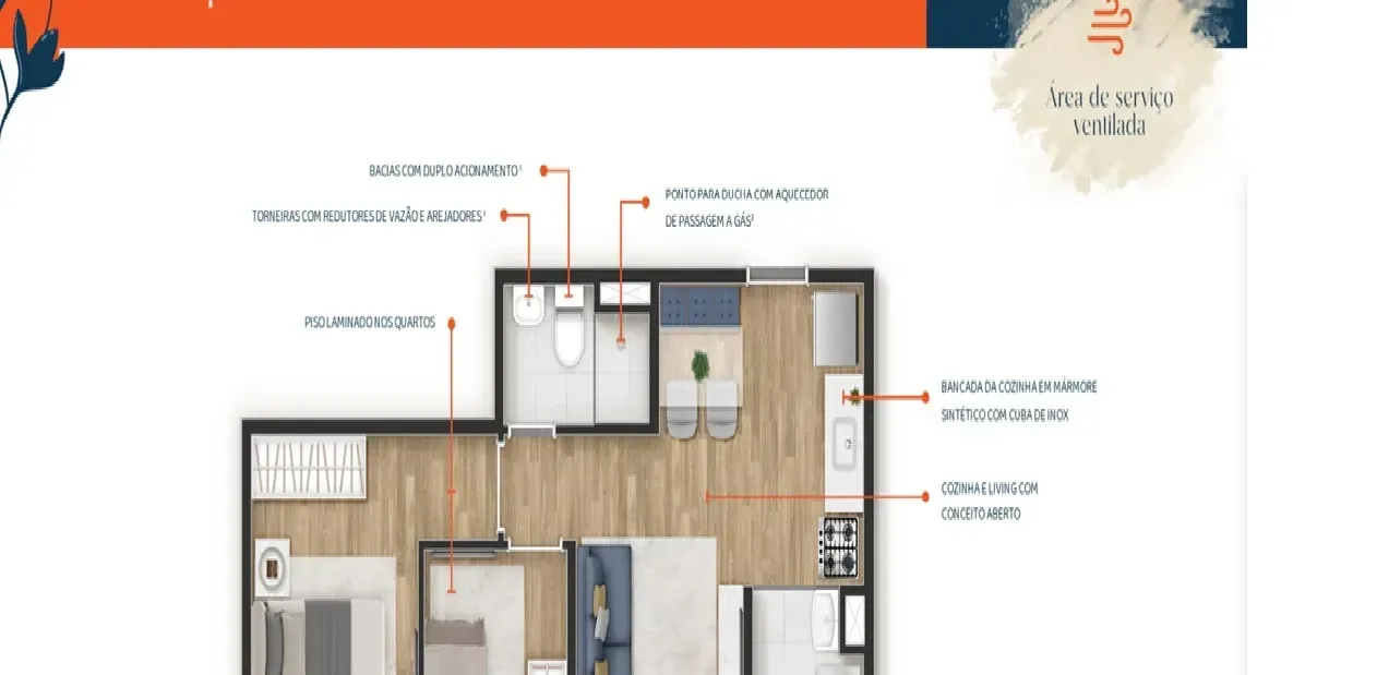 Imagem Apartamento com 1 Quarto à Venda, 37 m² em Vila Isa - São Paulo