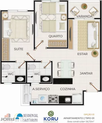 Imagem Apartamento a Venda no bairro Padre Romualdo - Caucaia, CE