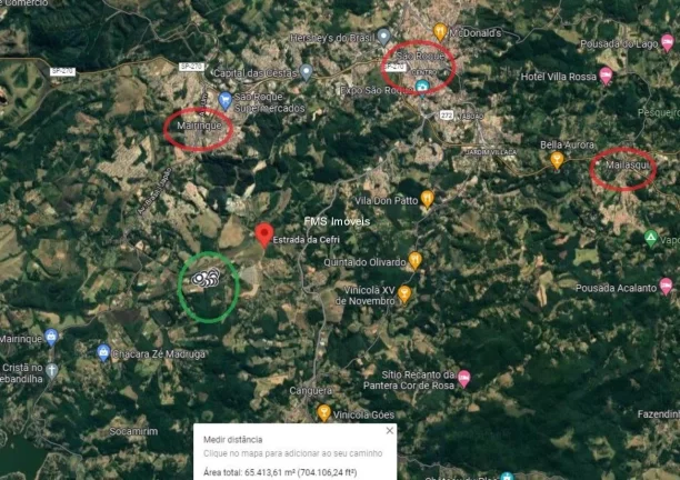 Imagem Terreno a venda em Mairinque - SP.