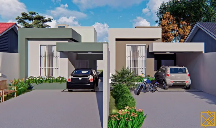 Imagem Casa com 2 Quartos à Venda, 87 m² em Panorama - Campo Grande