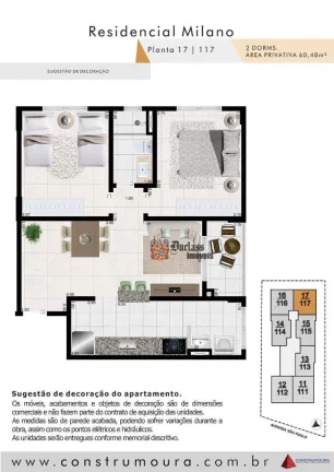 Imagem Apartamento com 2 dormitórios à venda, 60,48 m² a partir de R$ 436.060,00 - Jardim Praia Grande - Mongaguá/SP
