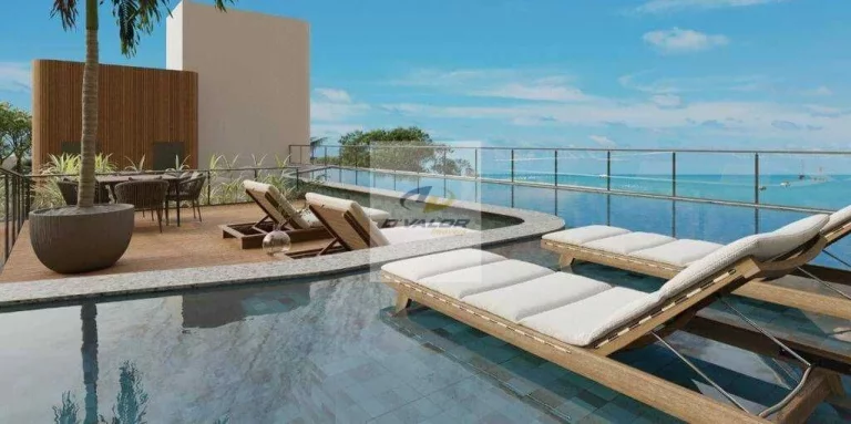 Imagem Vendo apartamento em prédio pé na areia, com 100m2 , varanda gourmet, 3 quartos s/ 1 suíte, 2 vagas