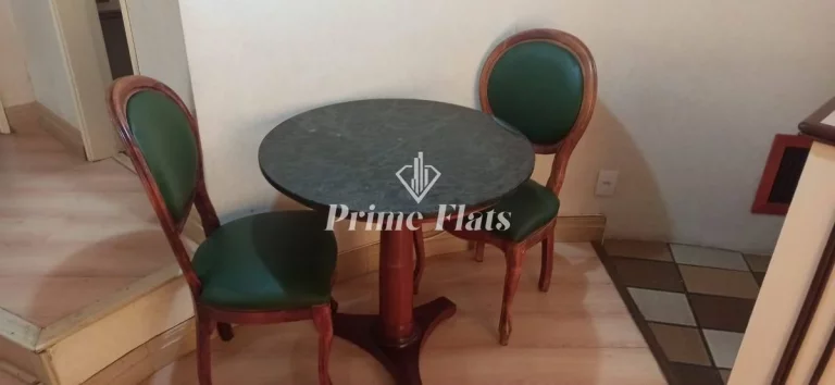 Imagem Flat disponível para venda no Hotel Paulista Wall Street na Bela Vista, com 55m², 1 dormitório e 1 vaga de garagem
