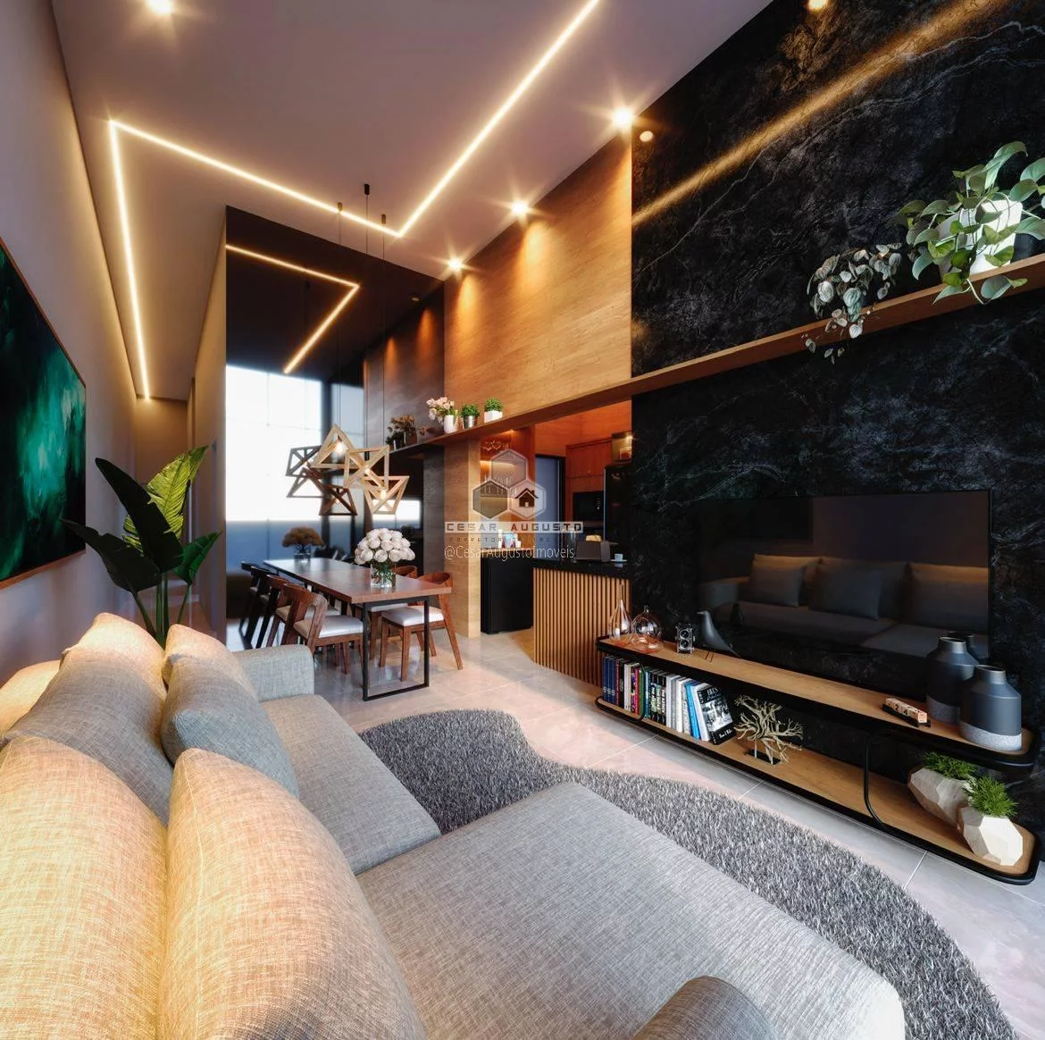 Imagem Casas planas com 03 suites: RESIDENCIAL ILUMINATO no centro di Eus?(C)bio!