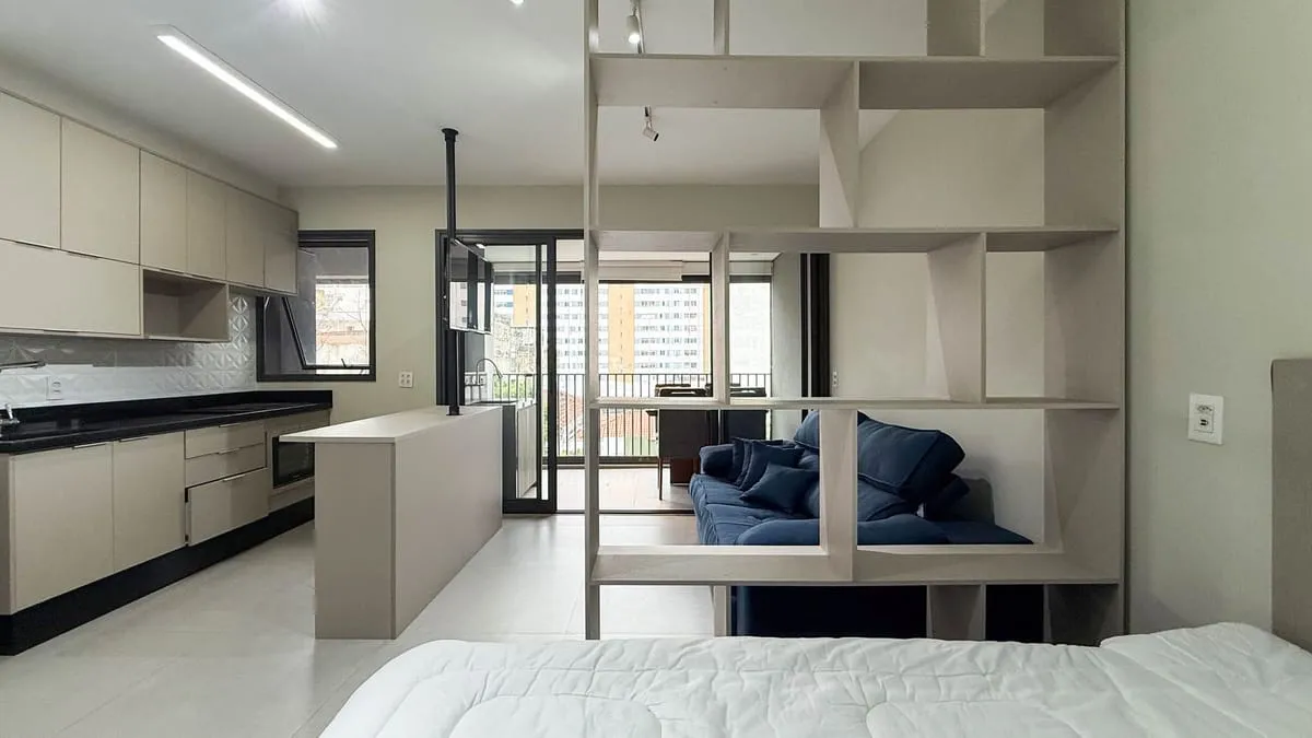 Imagem Apartamento com 1 Quarto para alugar, 38m² - Pinheiros