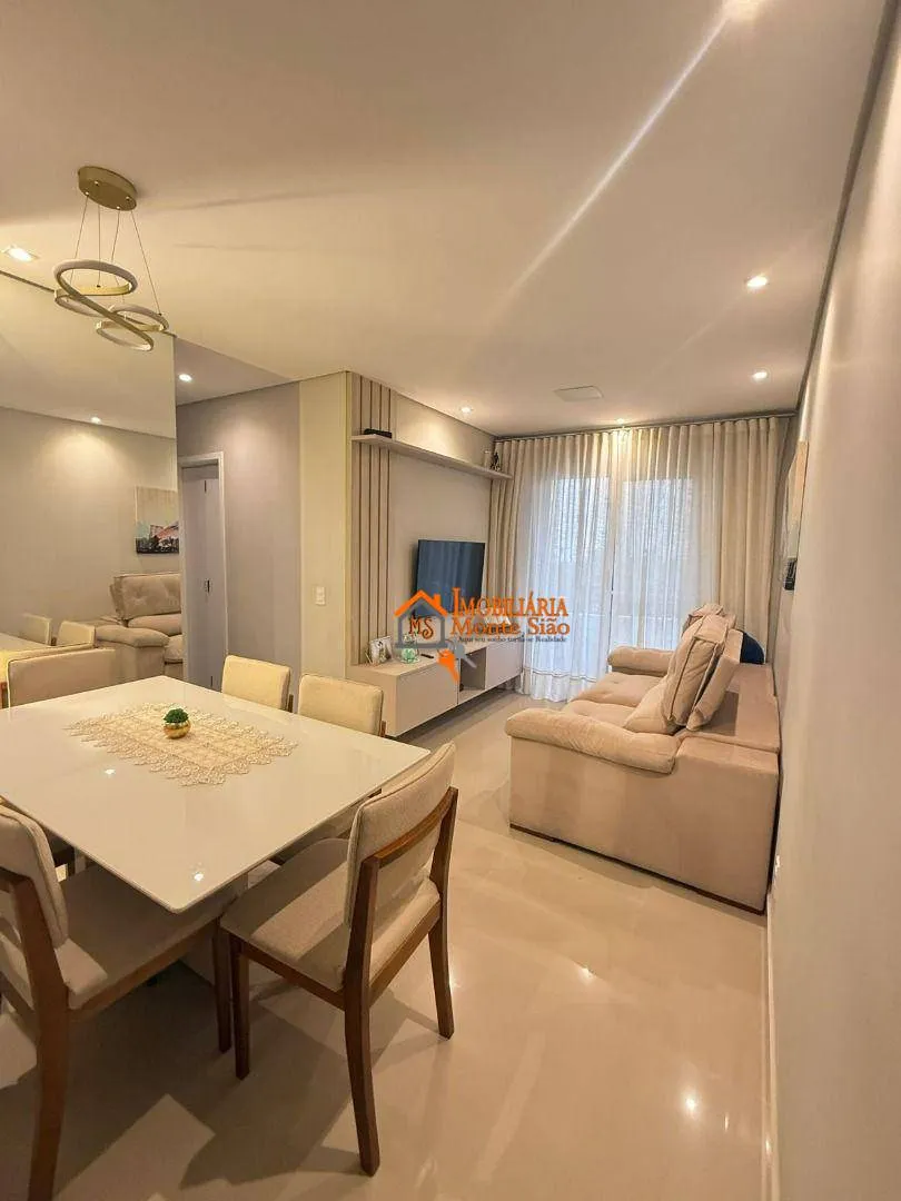 Foto do imóvel Apartamento com 2 dormitórios à venda, 62 m² por R$ 395.000,00 - Cocaia - Guarulhos/SP