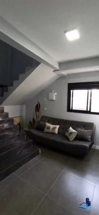 Imagem Sobrado com vista Mobiliado com Piscina Bal. Rivieira 100m Mar