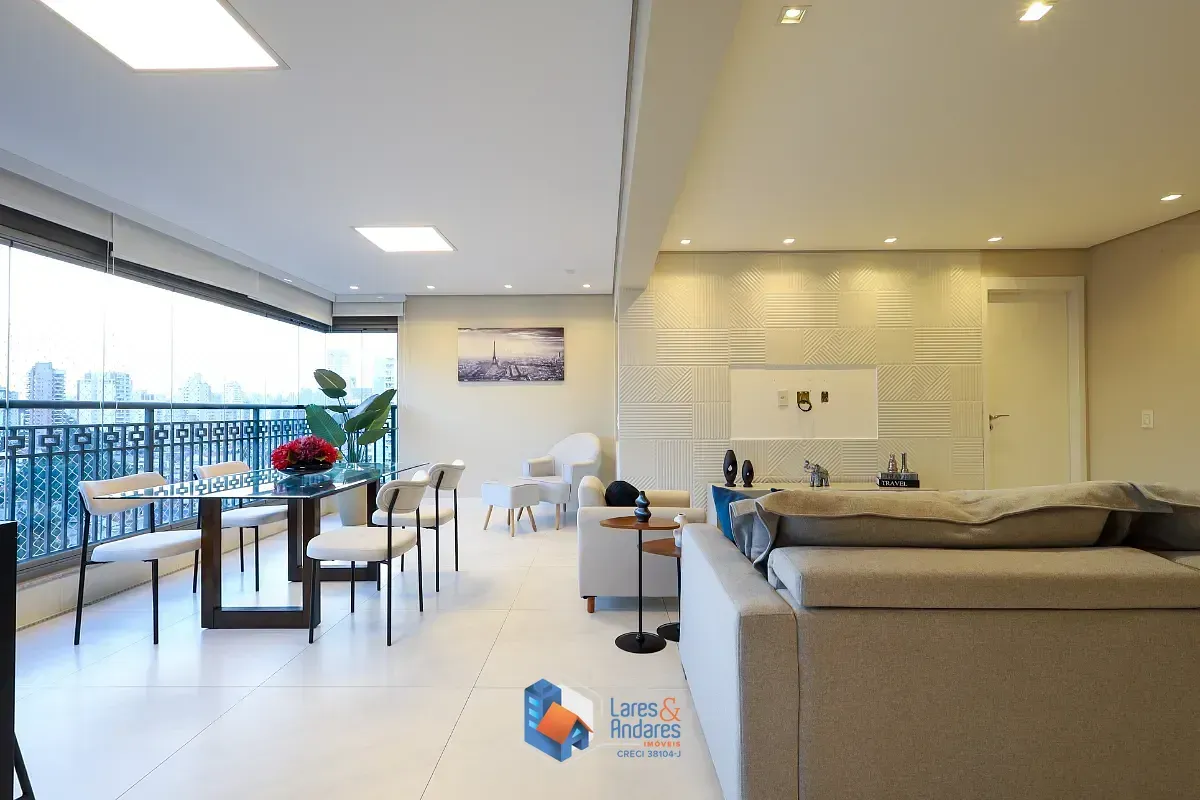 Imagem Apartamento para venda em Chácara Santo Antônio com 3 quartos, sendo 3 suítes, 137m²