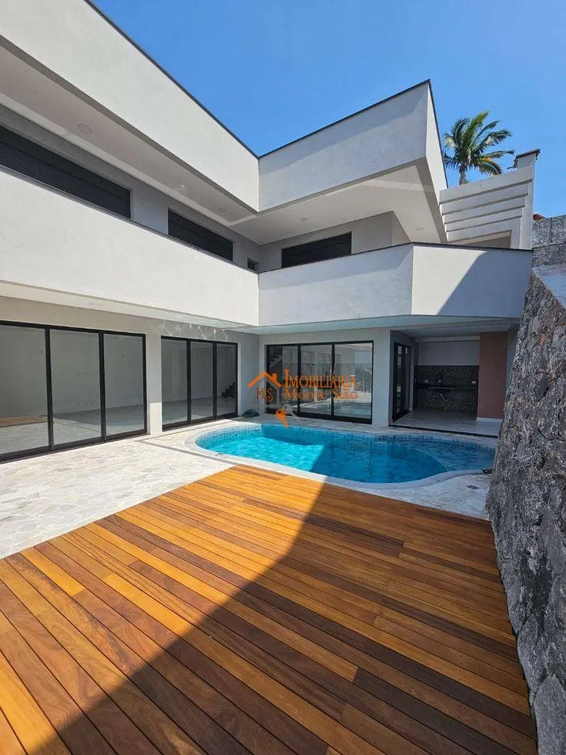 Imagem Sobrado com 3 dormitórios, 350 m² - venda por R$ 3.200.000,00 ou aluguel por R$ 18.000,00/mês - Jardim Imperial Hills III - Arujá/SP