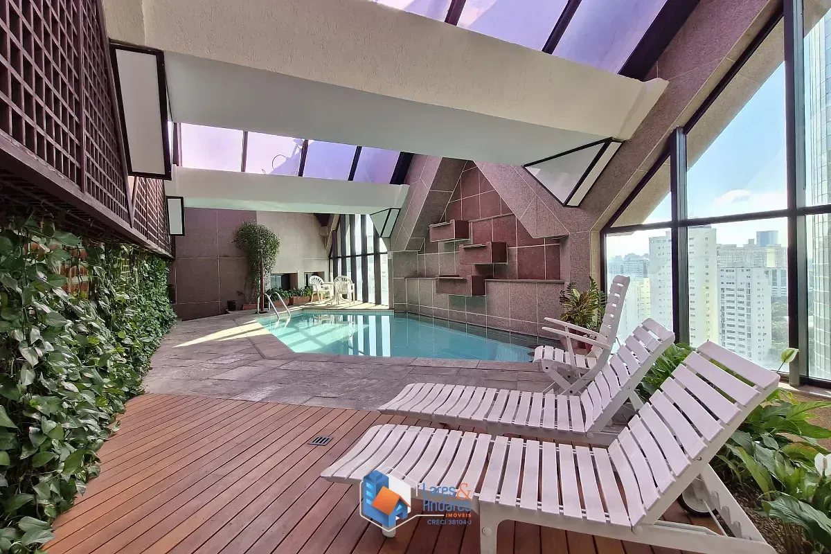 Imagem Flat para venda em Itaim Bibi com 1 quarto, 43m²