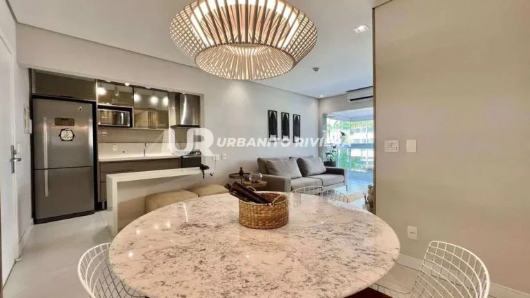Imagem Apartamento com vista parcial para o mar e lazer completo na Riviera de São Lourenço