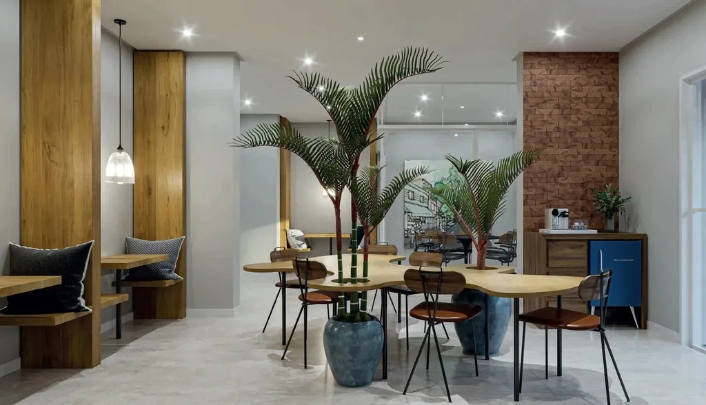 Imagem Studios e apartamentos alto padrão no ponto mais valorizado e desejado de São Paulo. Um projeto co...