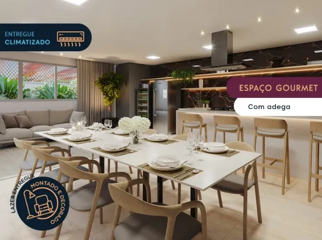 Imagem Apartamento com 2 Quartos à Venda, 59 metros em Jockey de Itaparica - Vila Velha