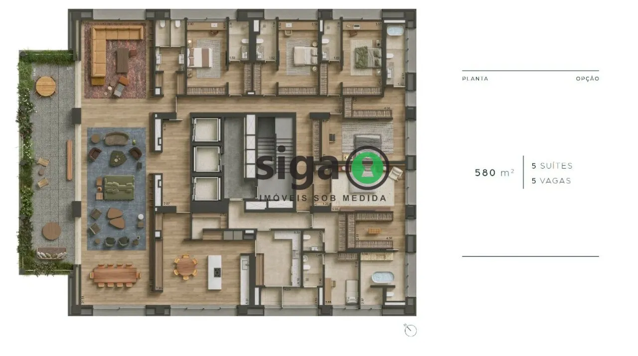 Imagem Apartamento para venda no Jardim 04 ou 05 suítes, São Paulo - SP