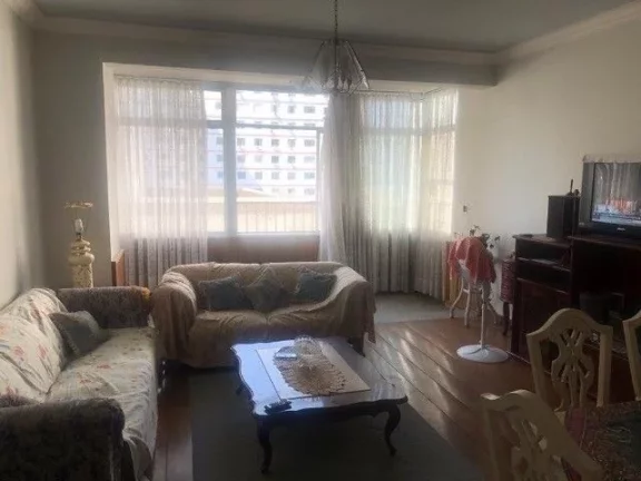 Imagem Apartamento Amplo Living 207m², Vista Mar e PORTEIRA FECHADA!!! José Menino - Santos