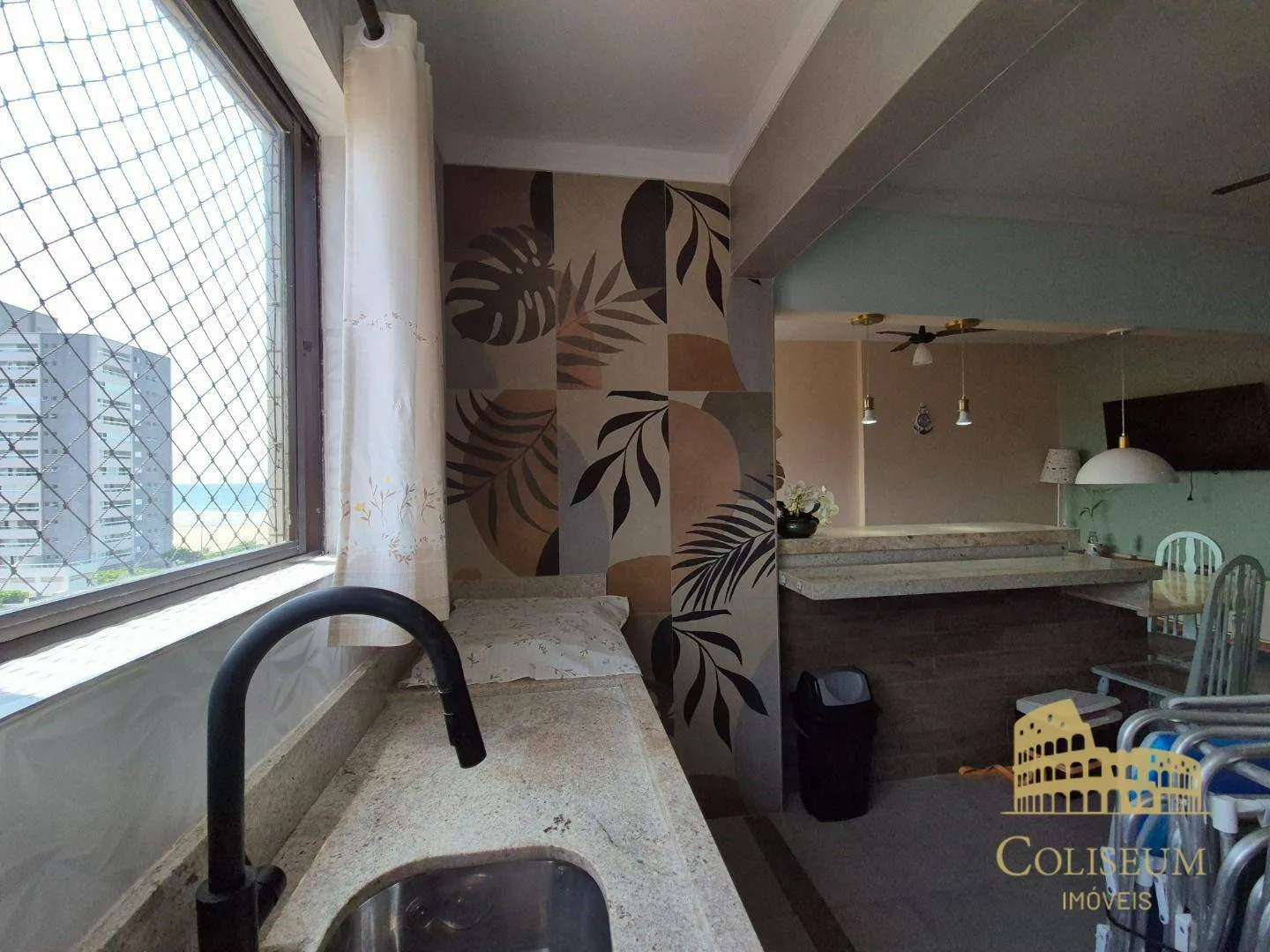 Imagem Apartamento com 1 dormitório à venda, 57 m² por R$ 380.000,00 - Balneário Pires - Praia Grande/SP
