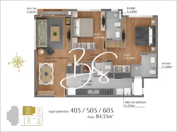 Imagem APARTAMENTO RESIDENCIAL em GRAMADO - RS, Lagos do Bosque