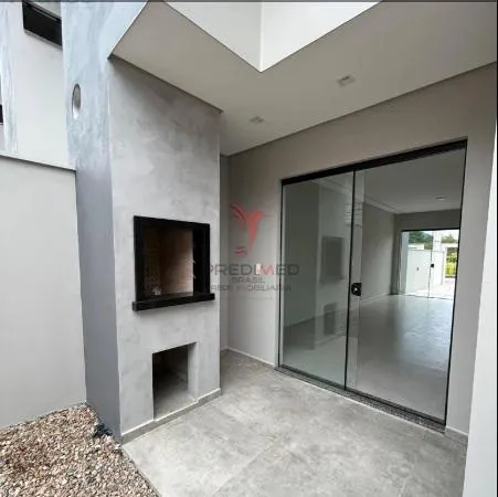 Imagem Sobrado Alto Padrão com 2 Suites, área externa ,churrasqueira no Amizade. Jaguará do Sul