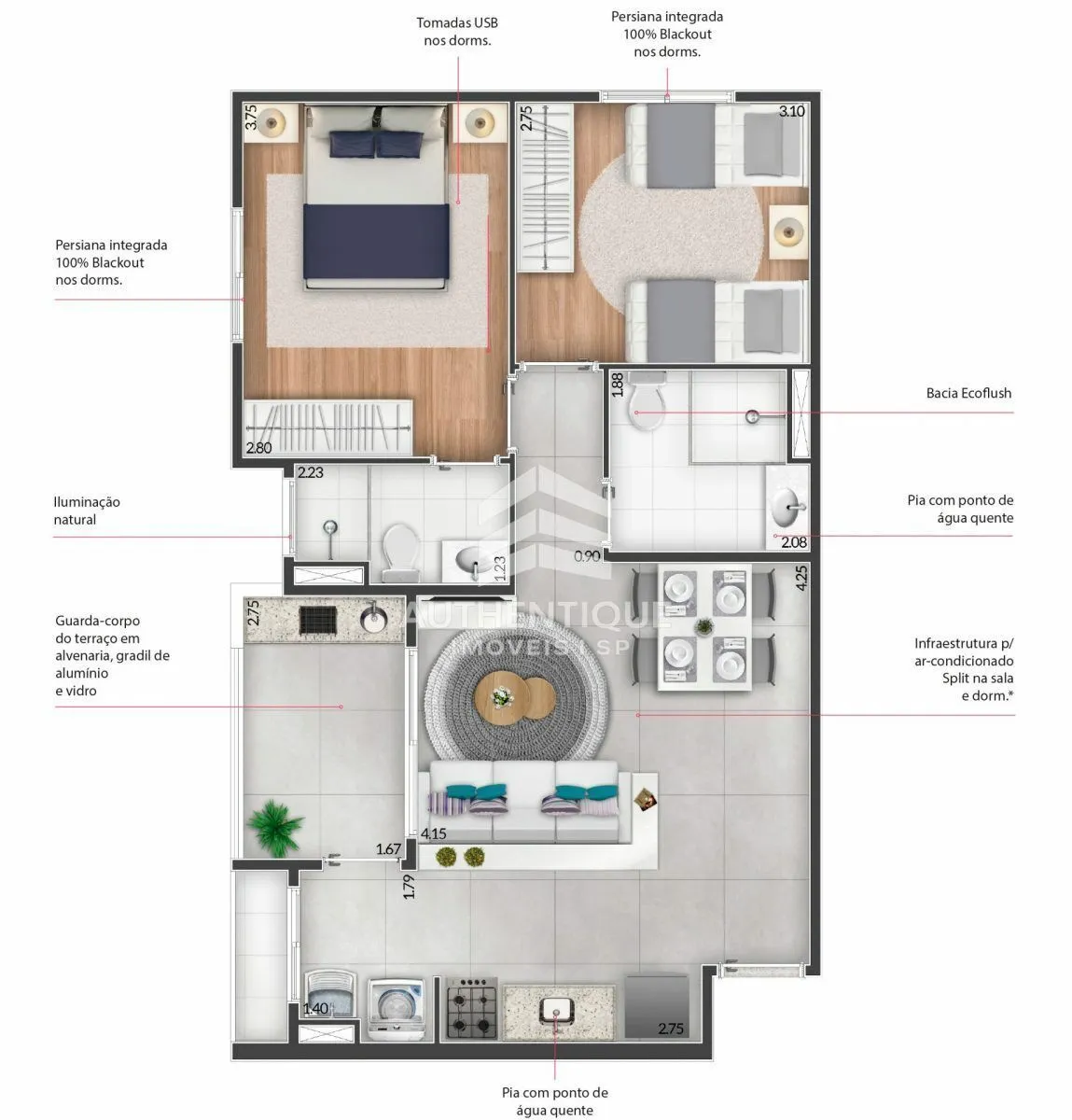 Imagem MONDO RESIDENCIAL BAETA NEVES SAO BERNARDO DO CAMPO - Apartamento no bairro Baeta Neves São Bernardo do Campo à venda!