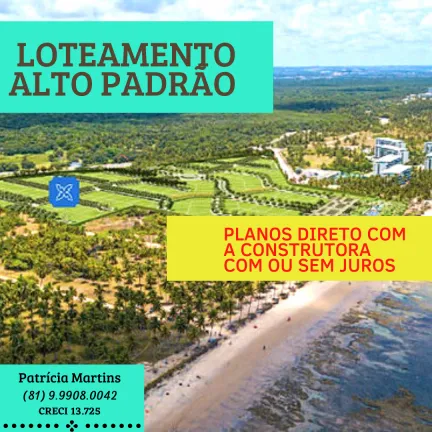 Terreno à Venda, 425 m² em Paiva - Cabo De Santo Agostinho
