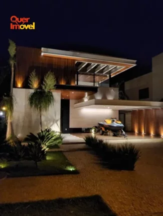 Imagem Espetacular casa em condomínio à venda em Ribeirão Preto-SP Jardim Olhos D Água I 4 quartos, 4 suítes, 2 salas, 5 banheiros, 4 vagas, 390m².