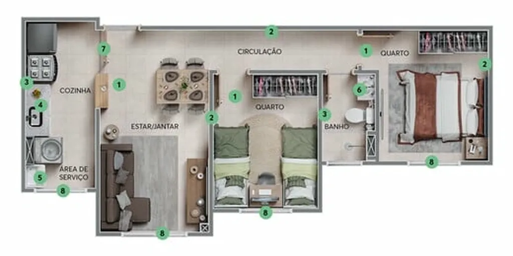 Imagem Apartamento à venda no bairro Jardim Novo Mundo - Goiânia/GO