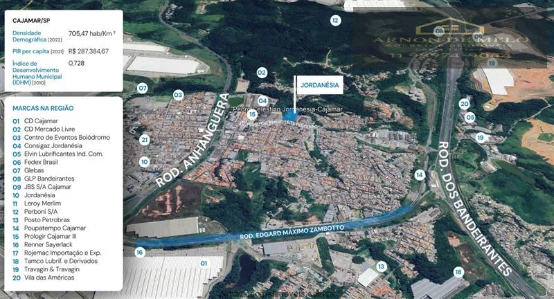 Imagem Galpões para locação em Cajamar no bairro Jordanésia