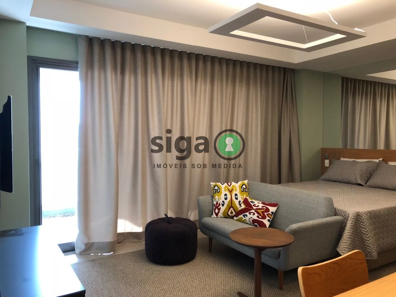 Imagem Apartamento 1 quarto, 1 vaga de garagem, 43m², para locação Brooklin - São Paulo/SP