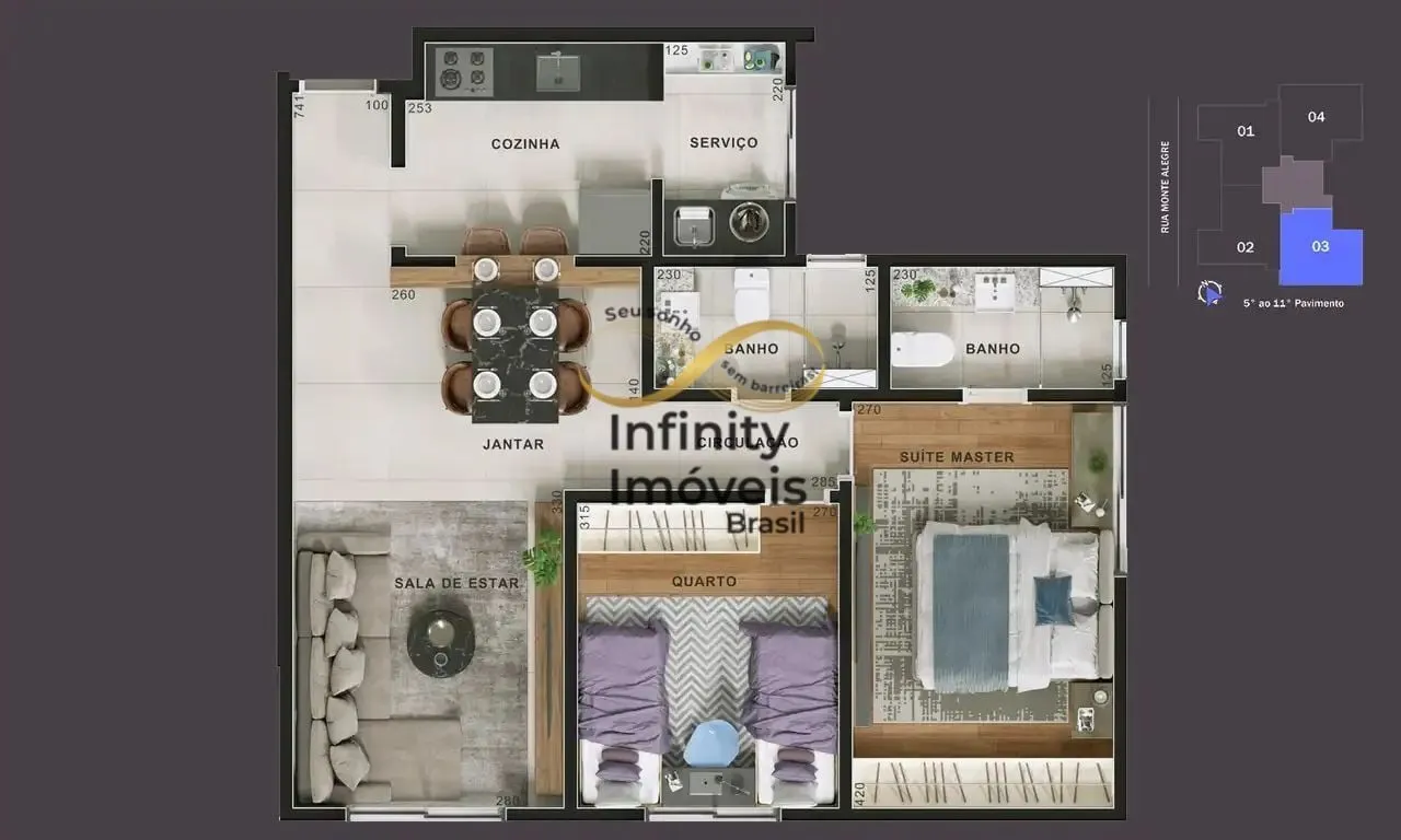 Imagem Up Contorno - Serraa - Apartamento à venda no bairro São Lucas - Belo Horizonte/MG